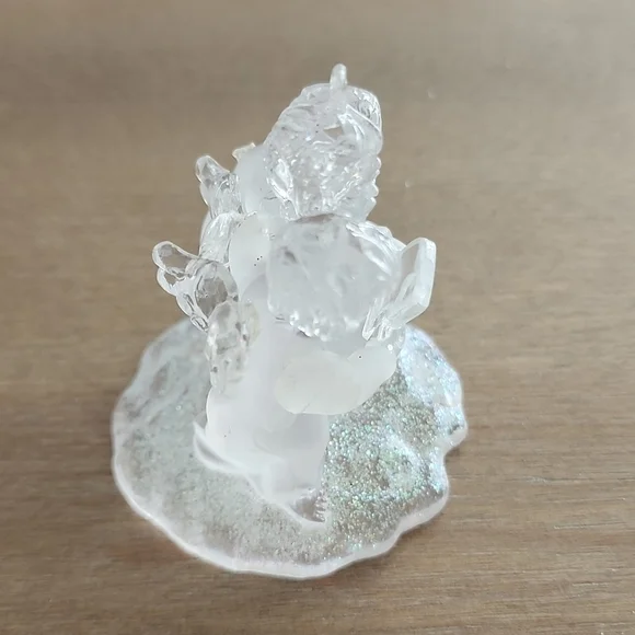 Frosted Acrylic Cherub Carolers Ornament - Picture 5 of 8